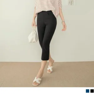 HIGH WAIST FLARED SKINNY PANTS