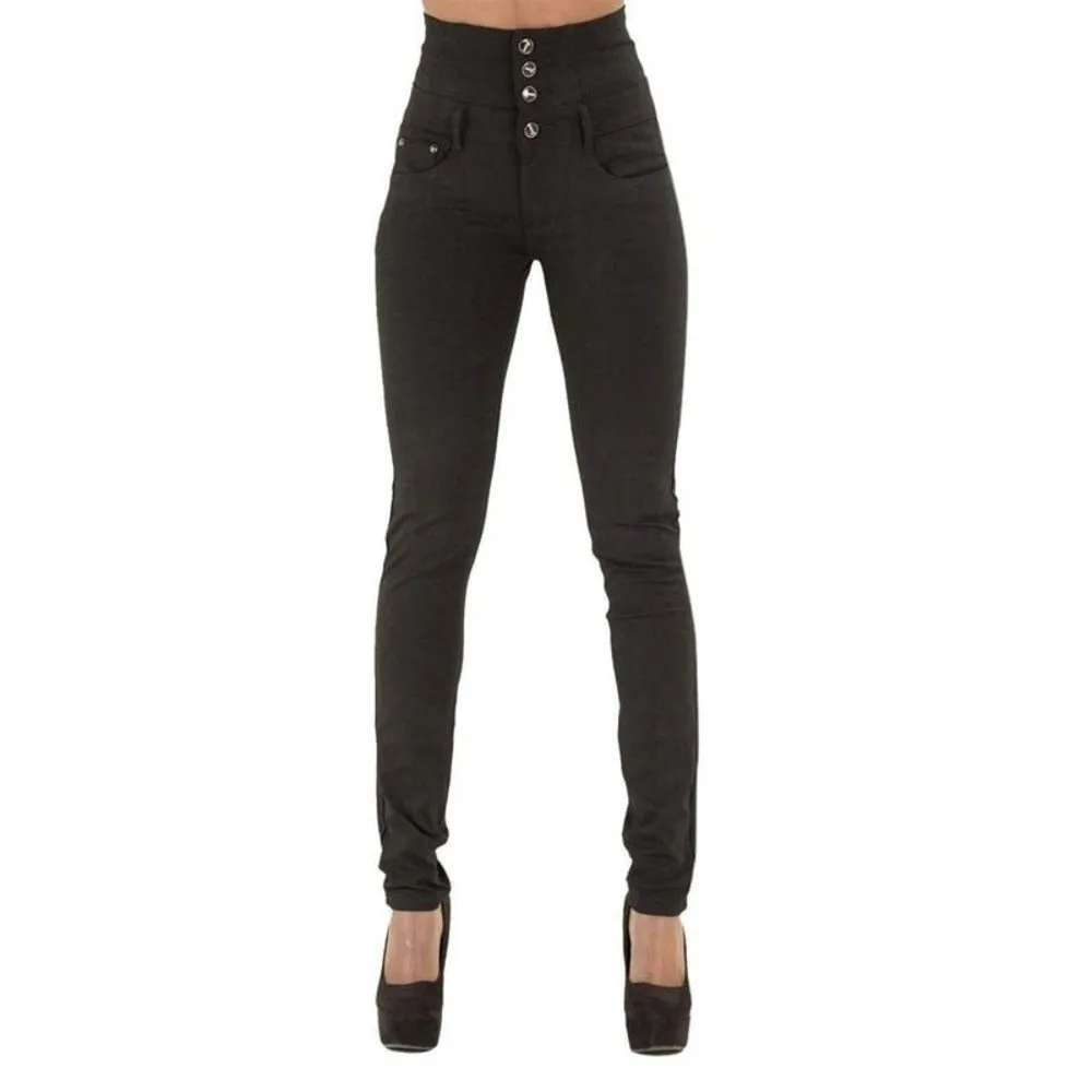 High Waist Slim Fit Jeans For Women