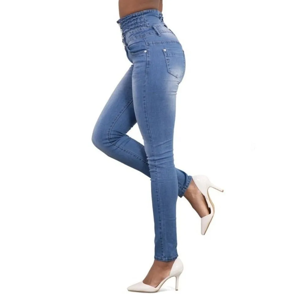 High Waist Slim Fit Jeans For Women