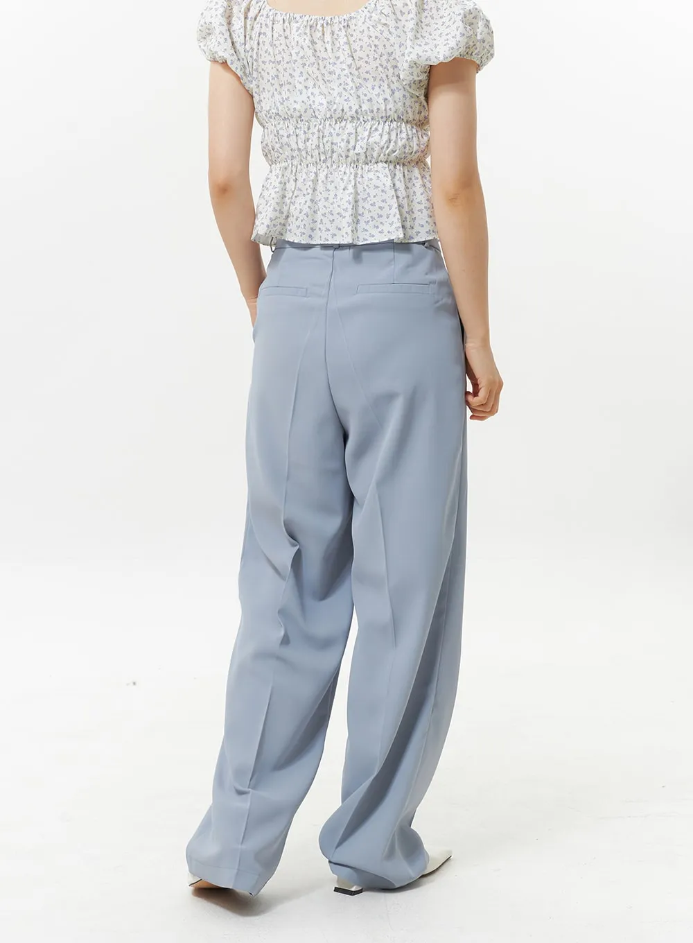 High Waist Tailored Pants OY330