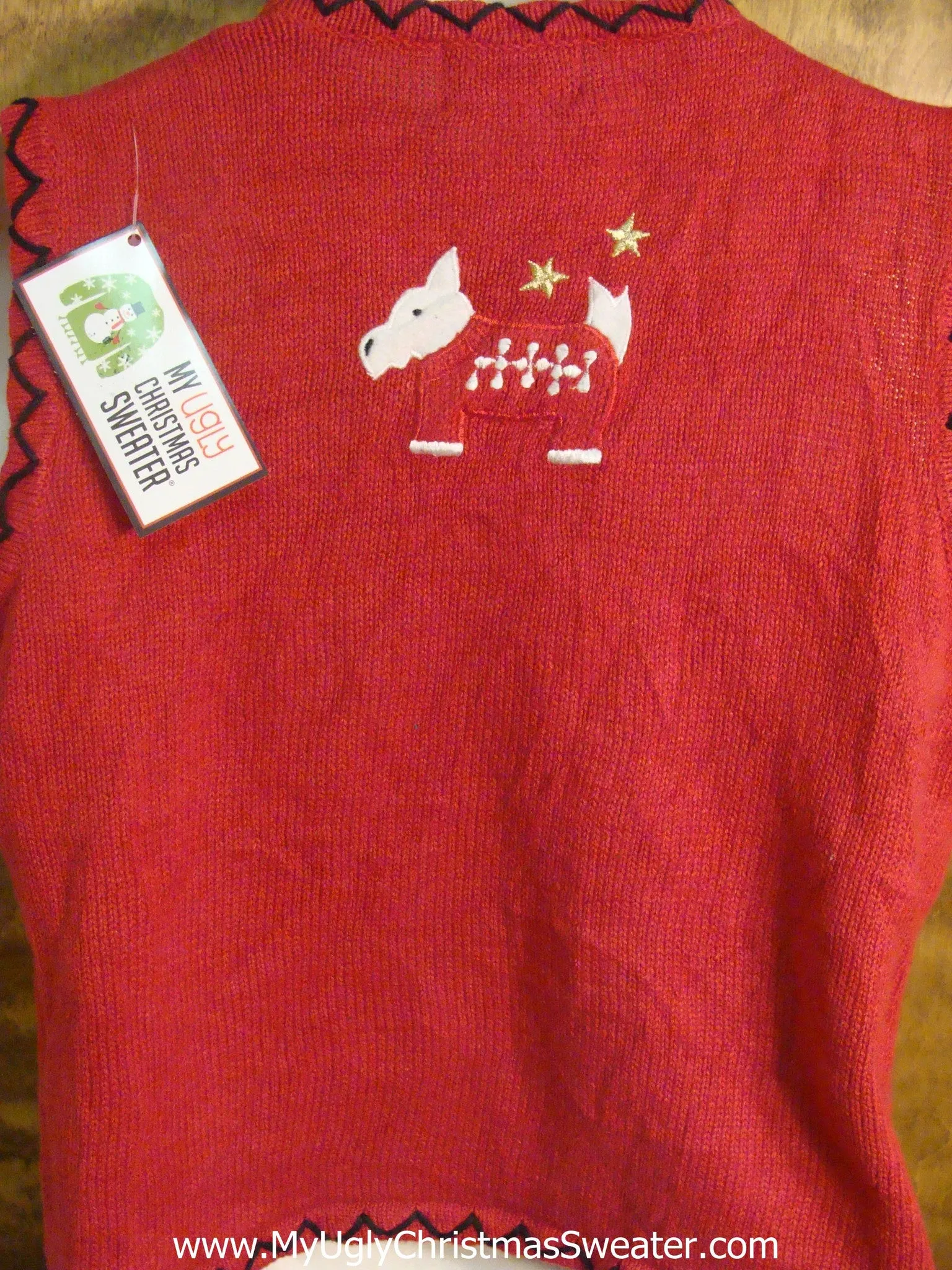 Holiday Westies Funny Christmas Sweater Vest