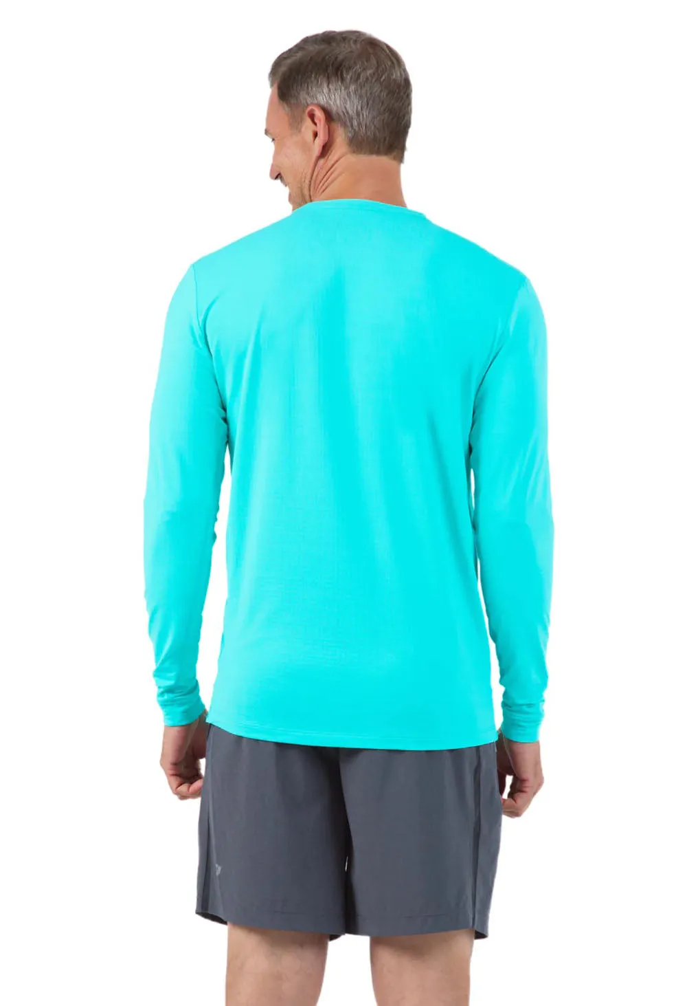 IBKUL Mens Long Sleeve Crew Pullover - Mint