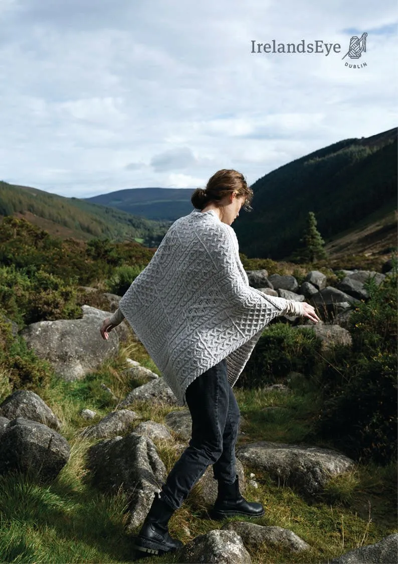 IrelandsEye Poncho | Silver Marl