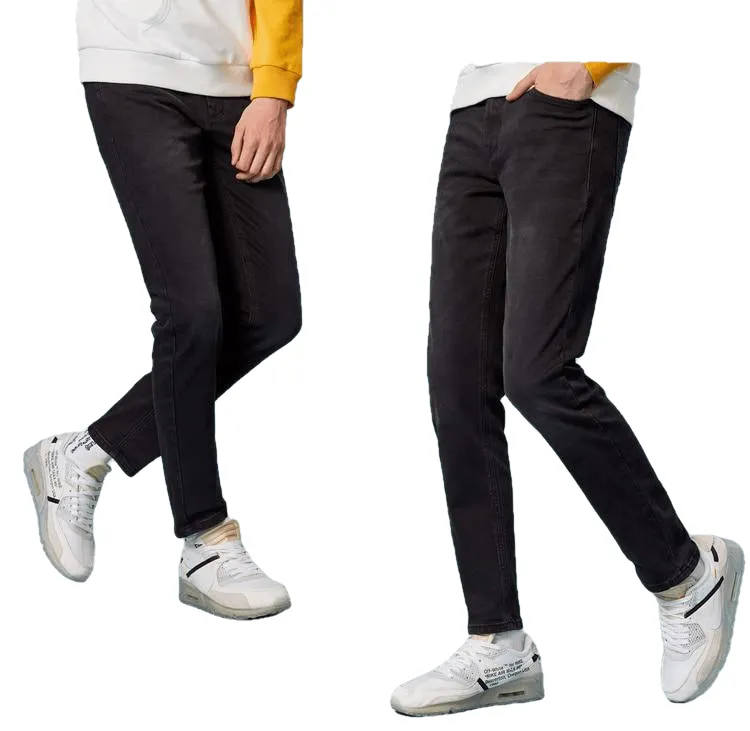 Jeans For Mens Slim Fit Pants Classic Male Denim Designer Trousers Casual Skinny Straight Elasticity