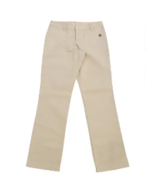 Juniors Flat Front Uniform Pants