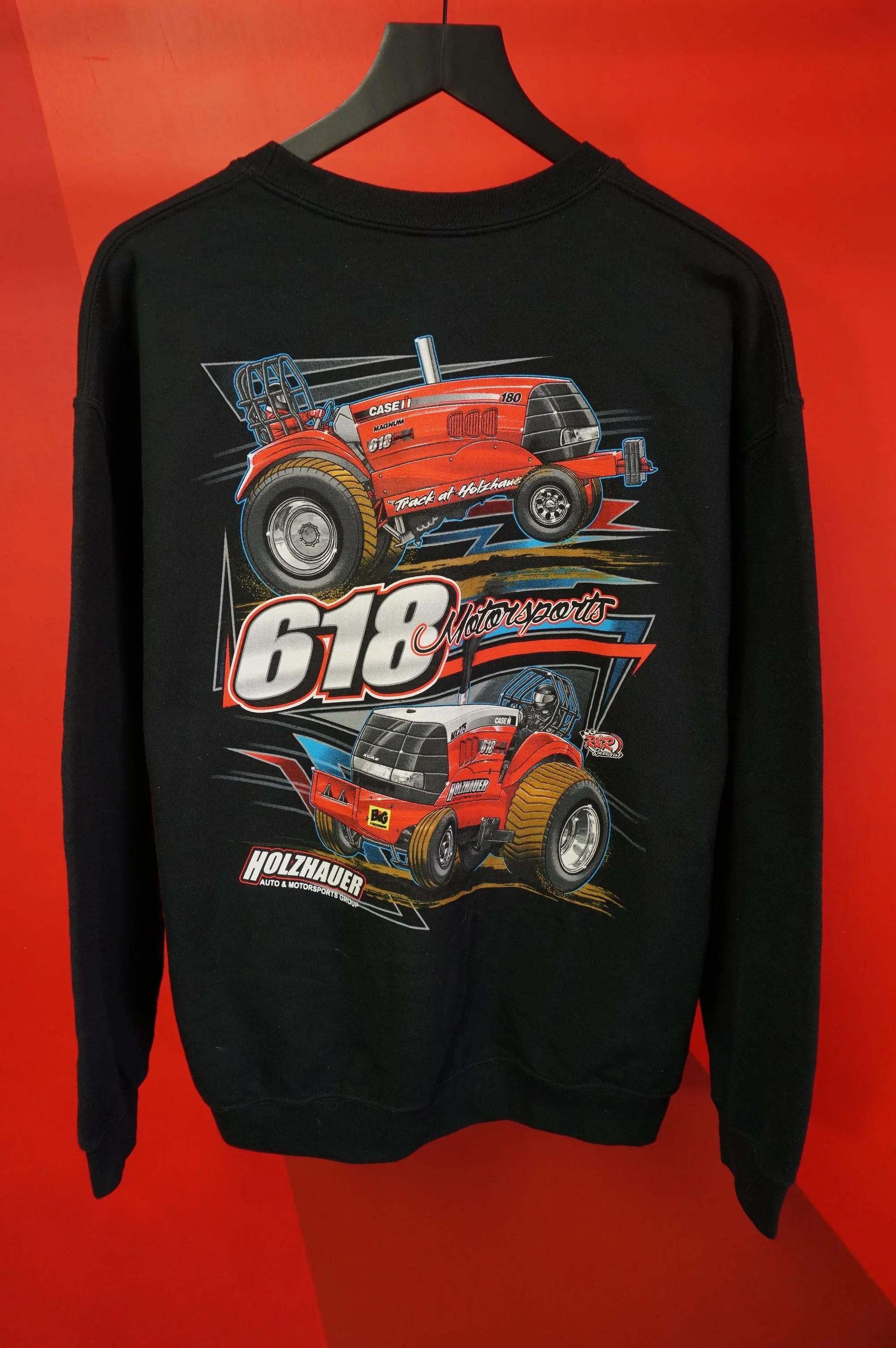 (L) 618 Motorsports Tractor Racing Crewneck