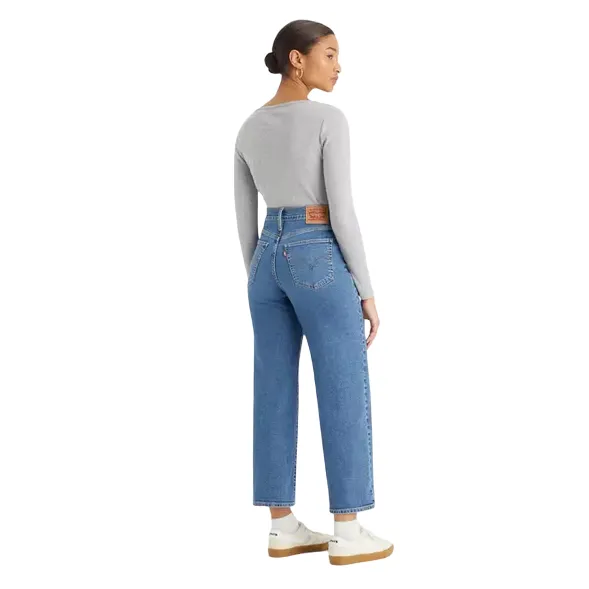 Levi's pantalone jeans da donna a vita alta e gamba larga High-Rise Wide-Leg 729700018 blu chiaro