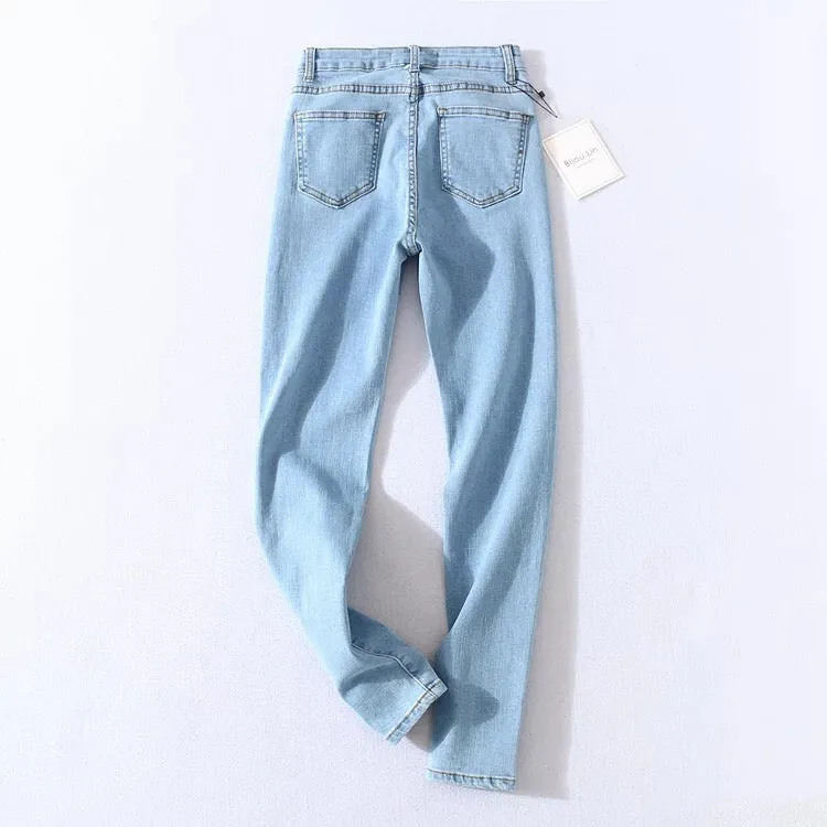 Lily Button Up High Waist Women's Jeans