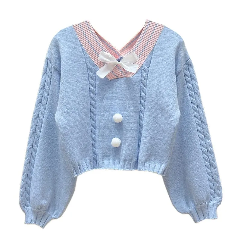 Lucy Lou Knit Crop Sweater