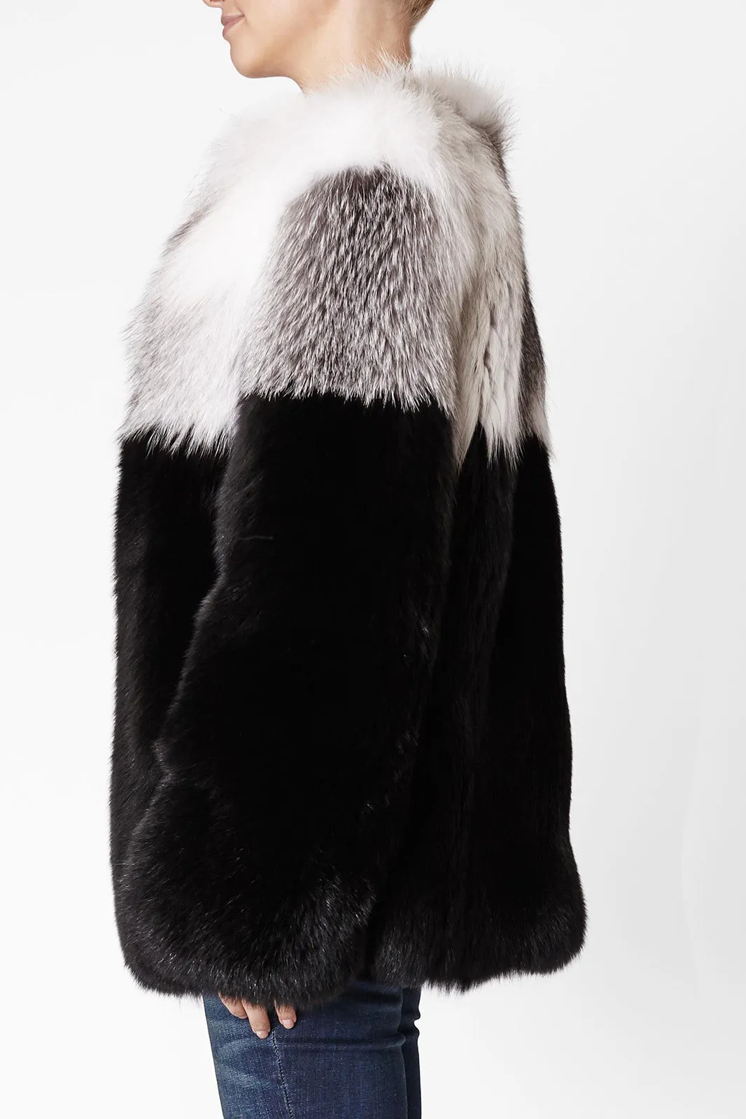 Maria Fox Fur Jacket