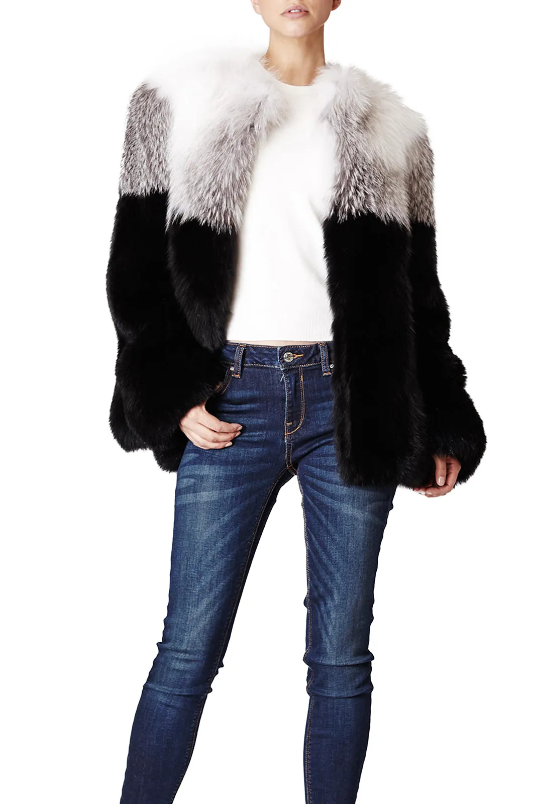 Maria Fox Fur Jacket