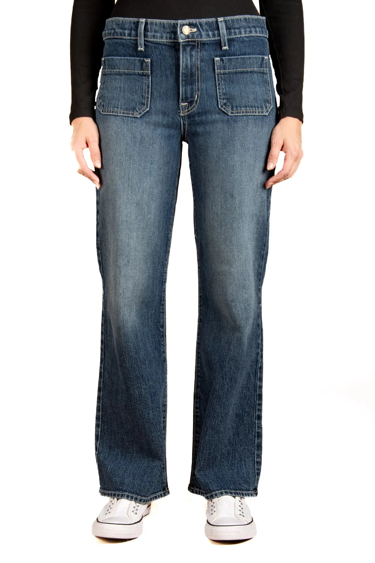 MARLEY WIDE LEG JEAN IN MOJAVE BLUE