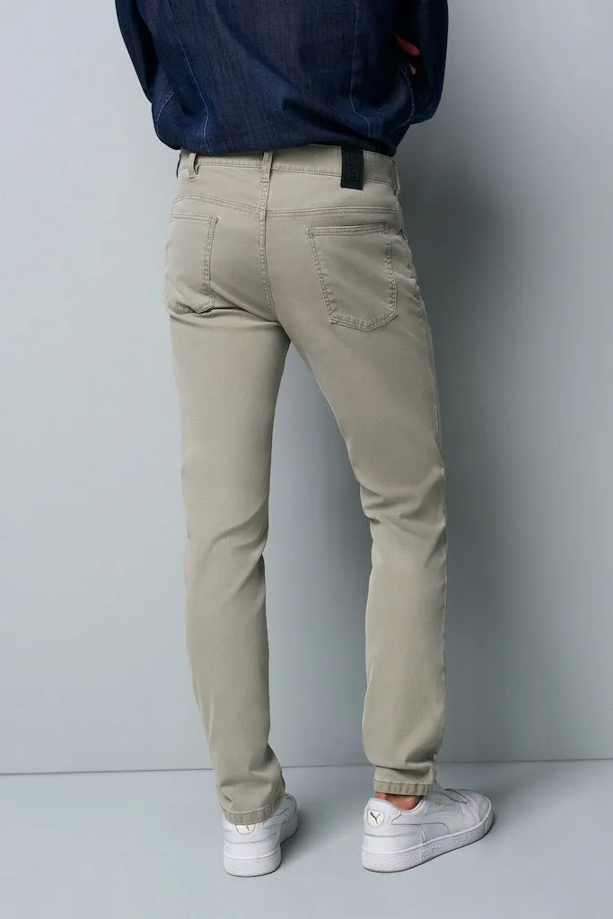 Meyer - Slim M5 Trousers, Cream