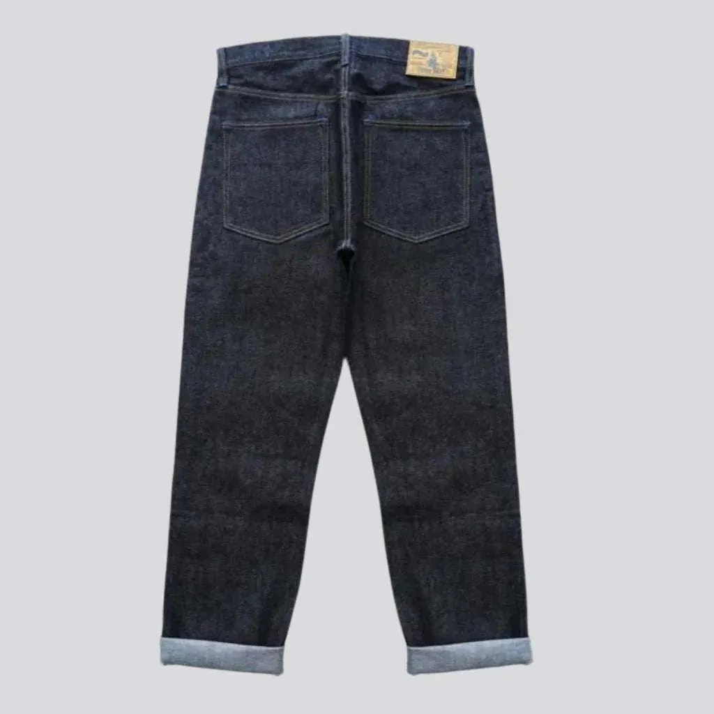 Mid-weight men's self-edge jeans