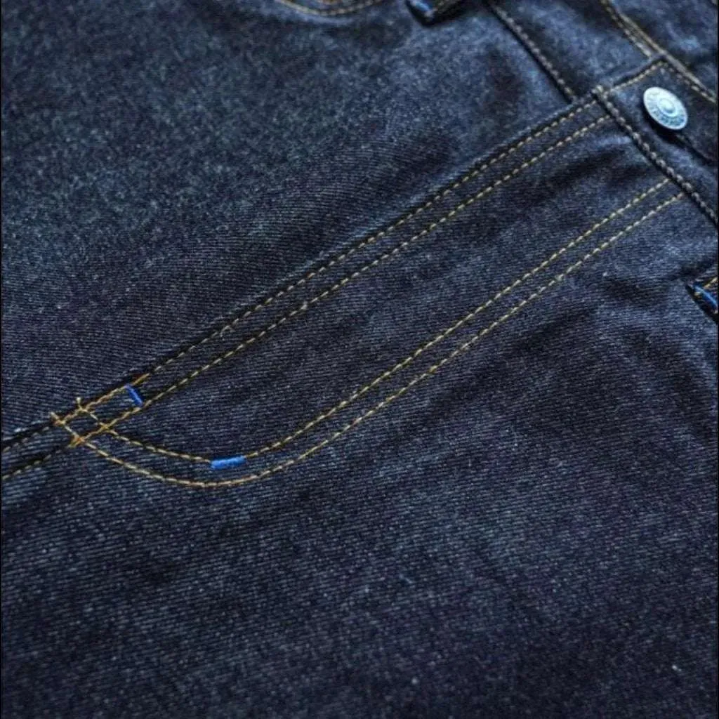 Mid-weight men's self-edge jeans