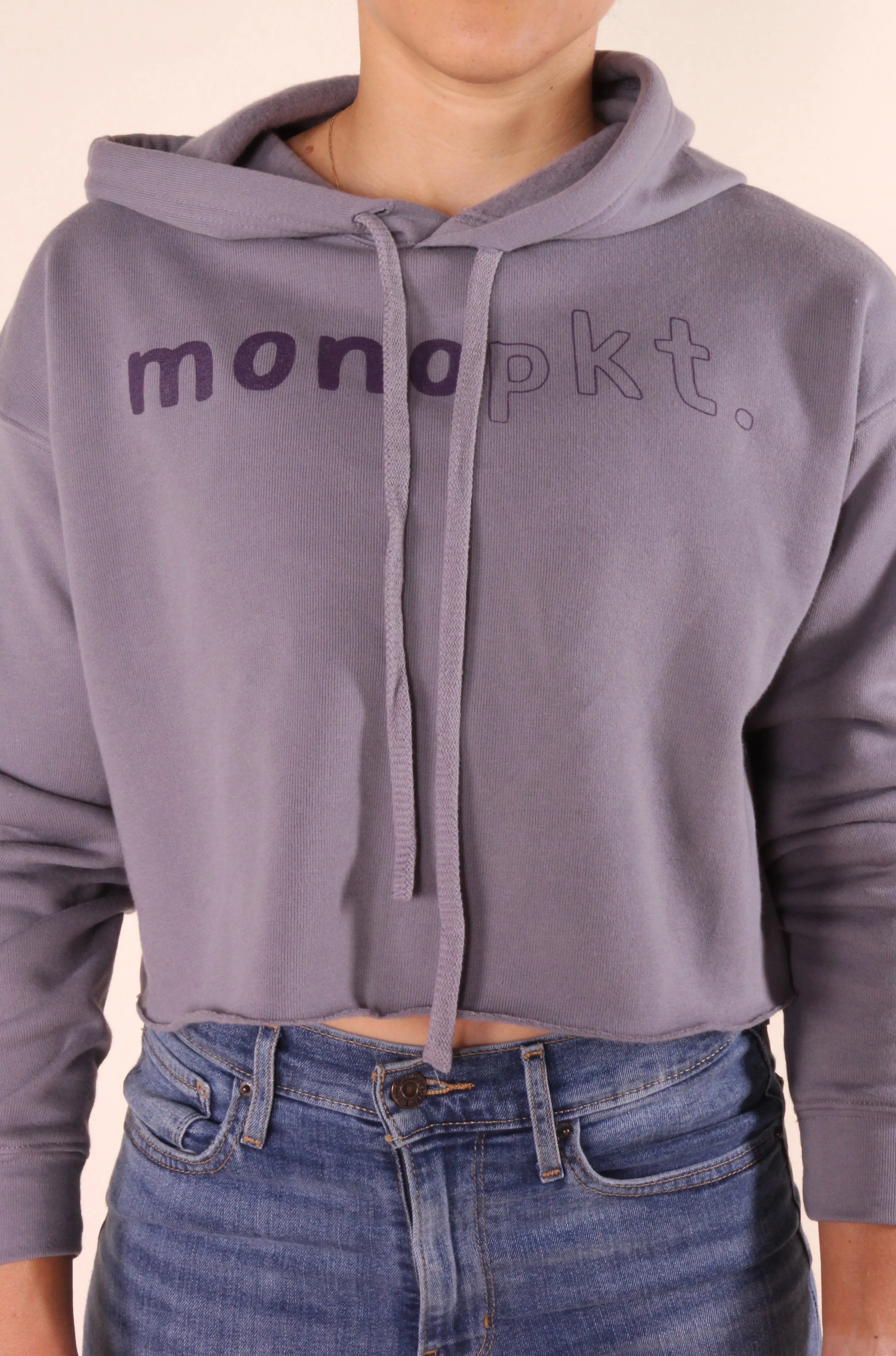 monopkt. - Women's Cropped Hoodie Sweater