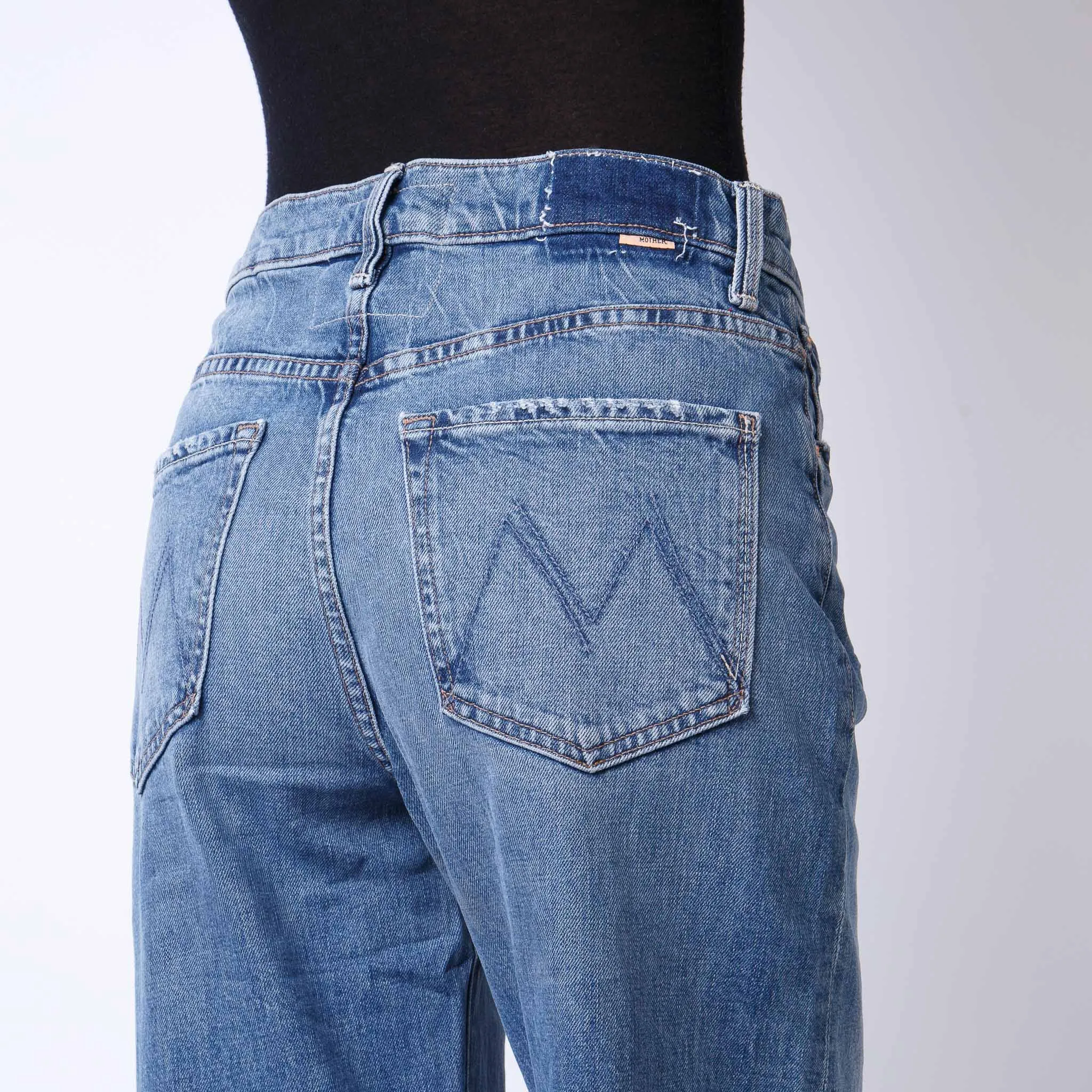 MOTHER JEANS 10968-2259 MED BLUE