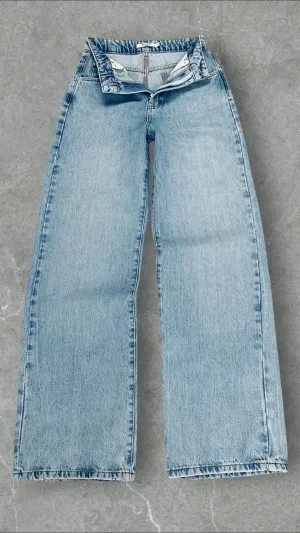 NA-KD WIDE LEG JEANS