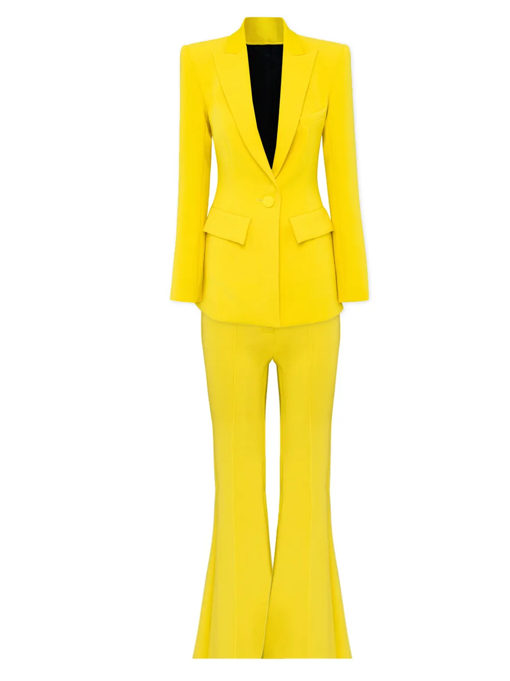 NAOMA Blazer & Flared Pants Set