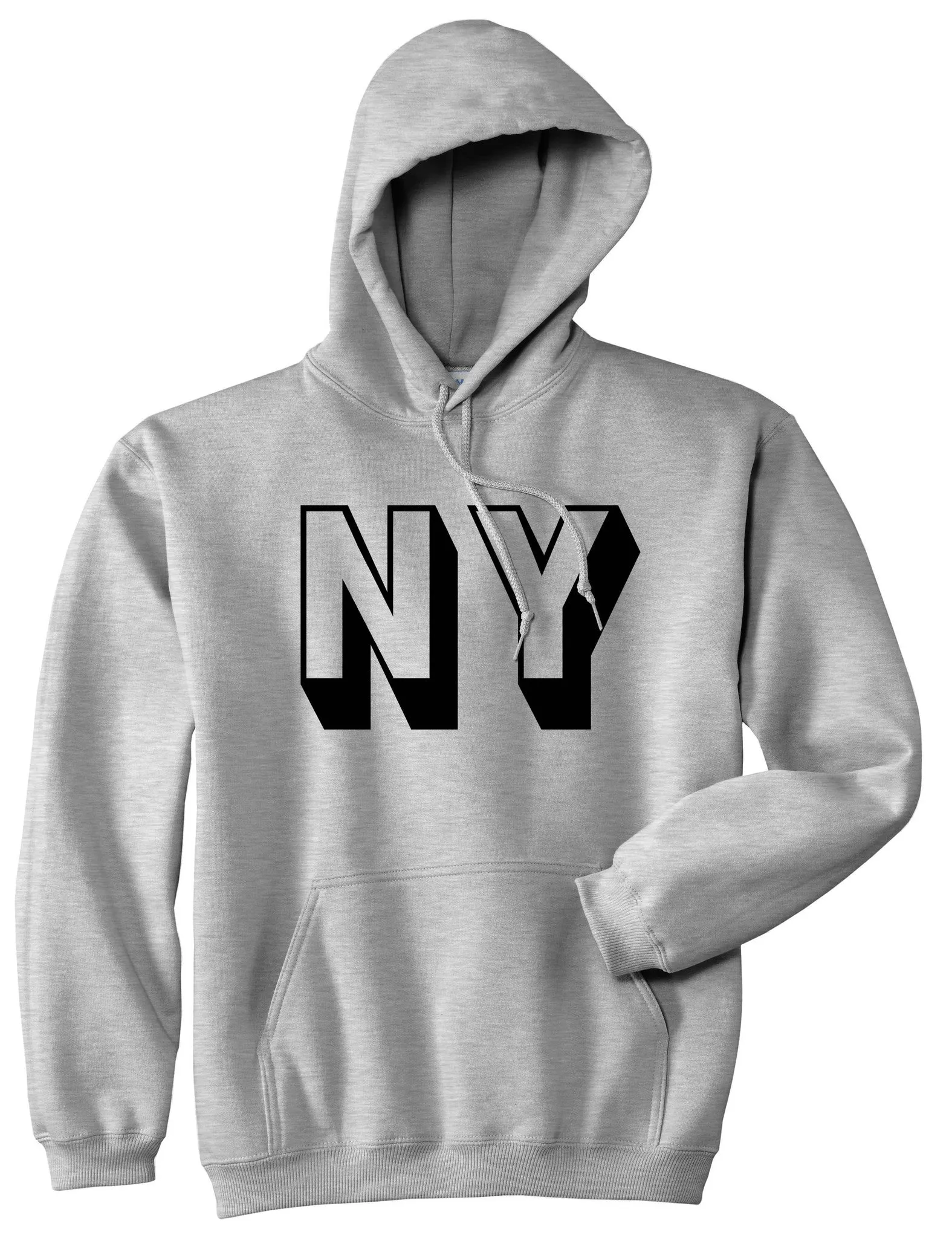 NY Block Letter New York Pullover Hoodie