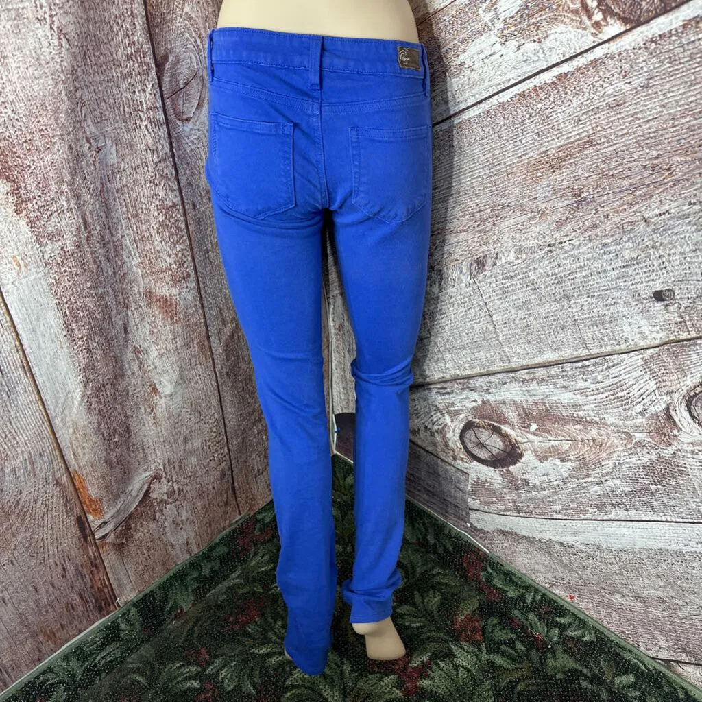 PAIGE ELECTRIC BLUE SKINNY JEANS SZ 24/0 D2C