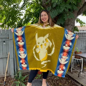 Pikachu Poncho - Adult Size