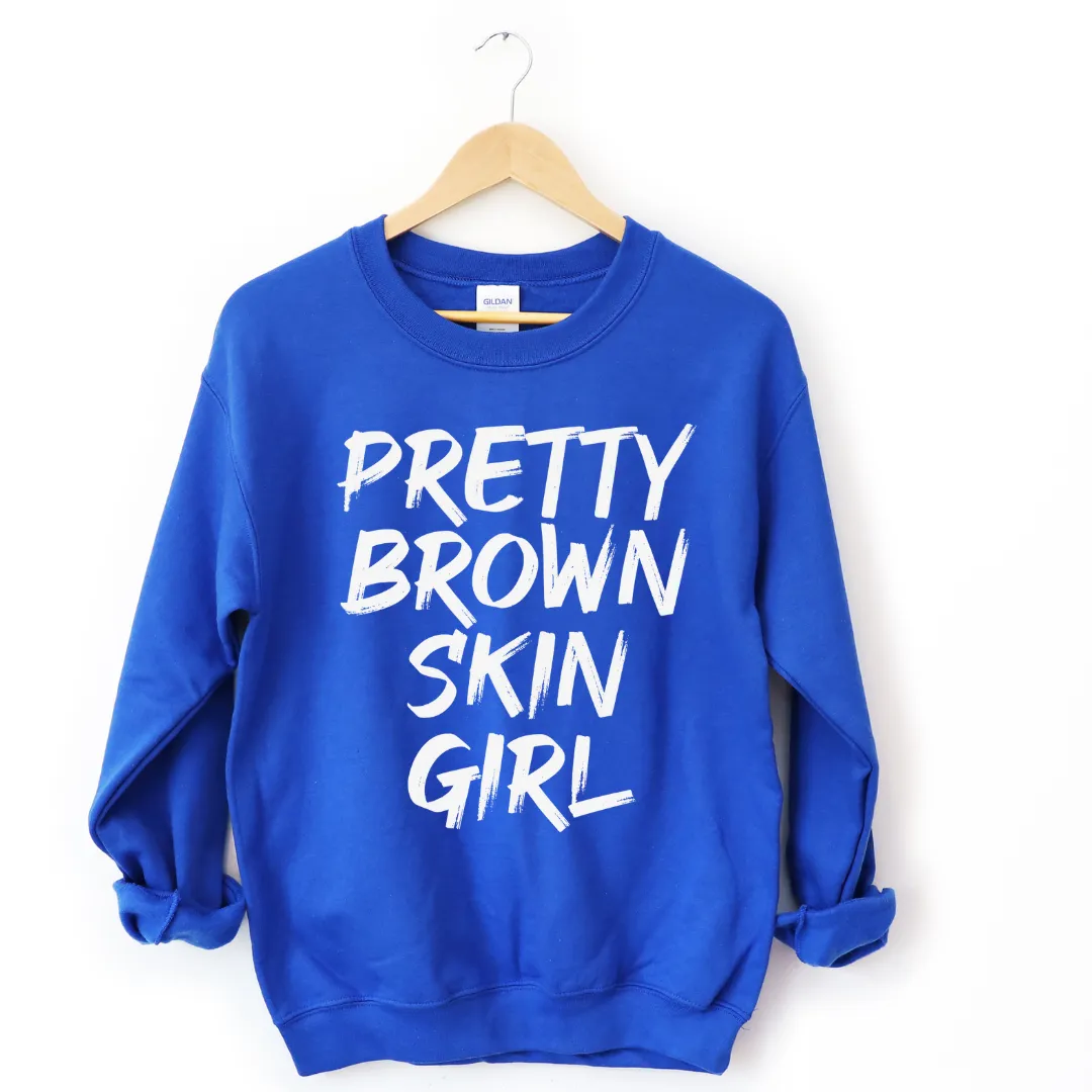 Pretty Brown Skin Girl Unisex Sweatshirt