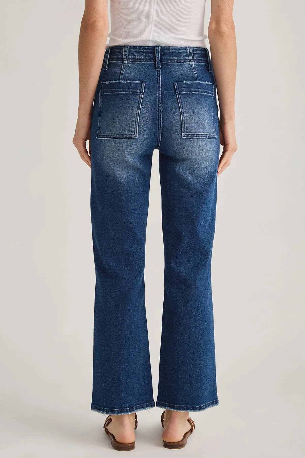 Risen Rosie Ankle Flare Jeans