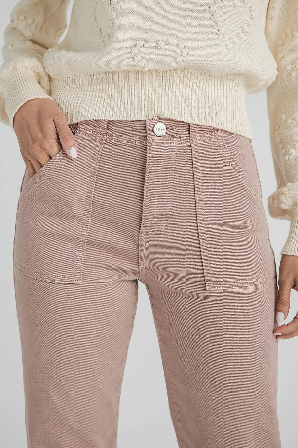 Risen Rosie Ankle Flare Jeans