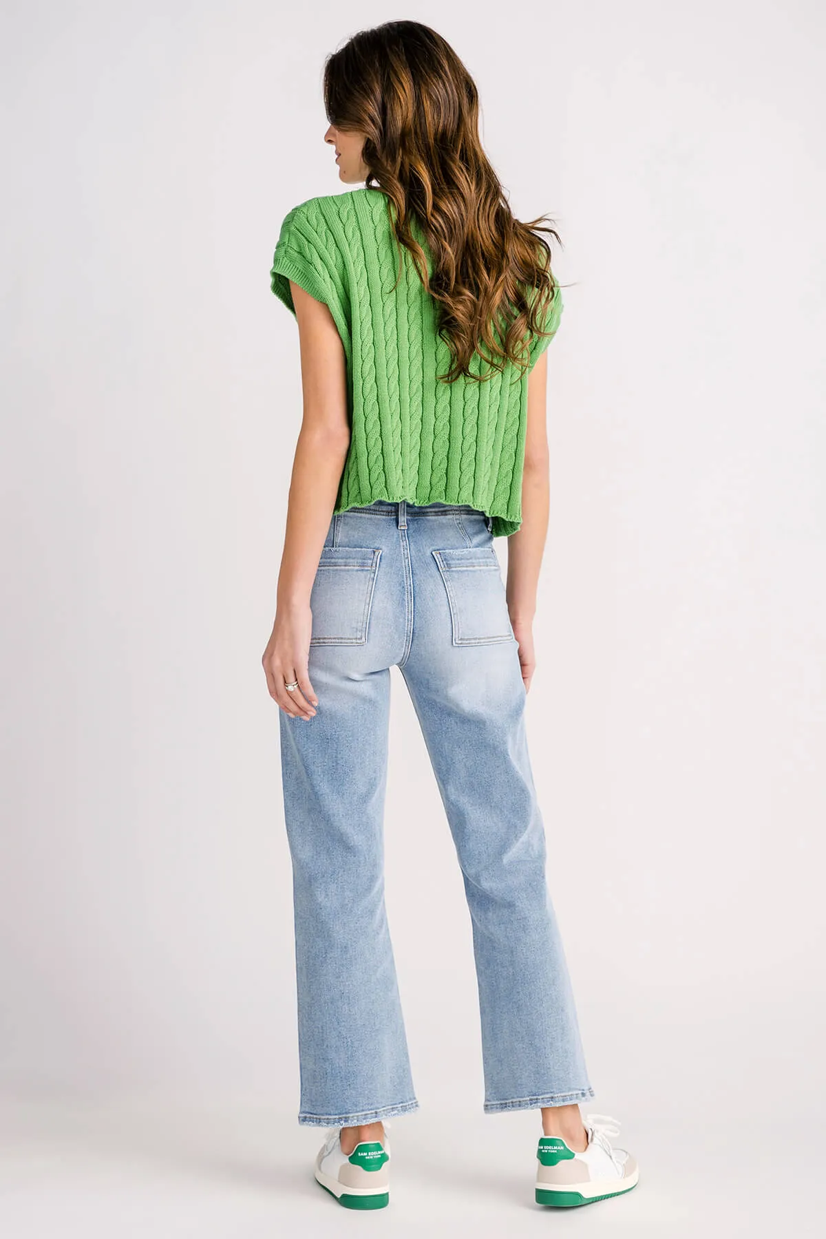 Risen Rosie Ankle Flare Jeans