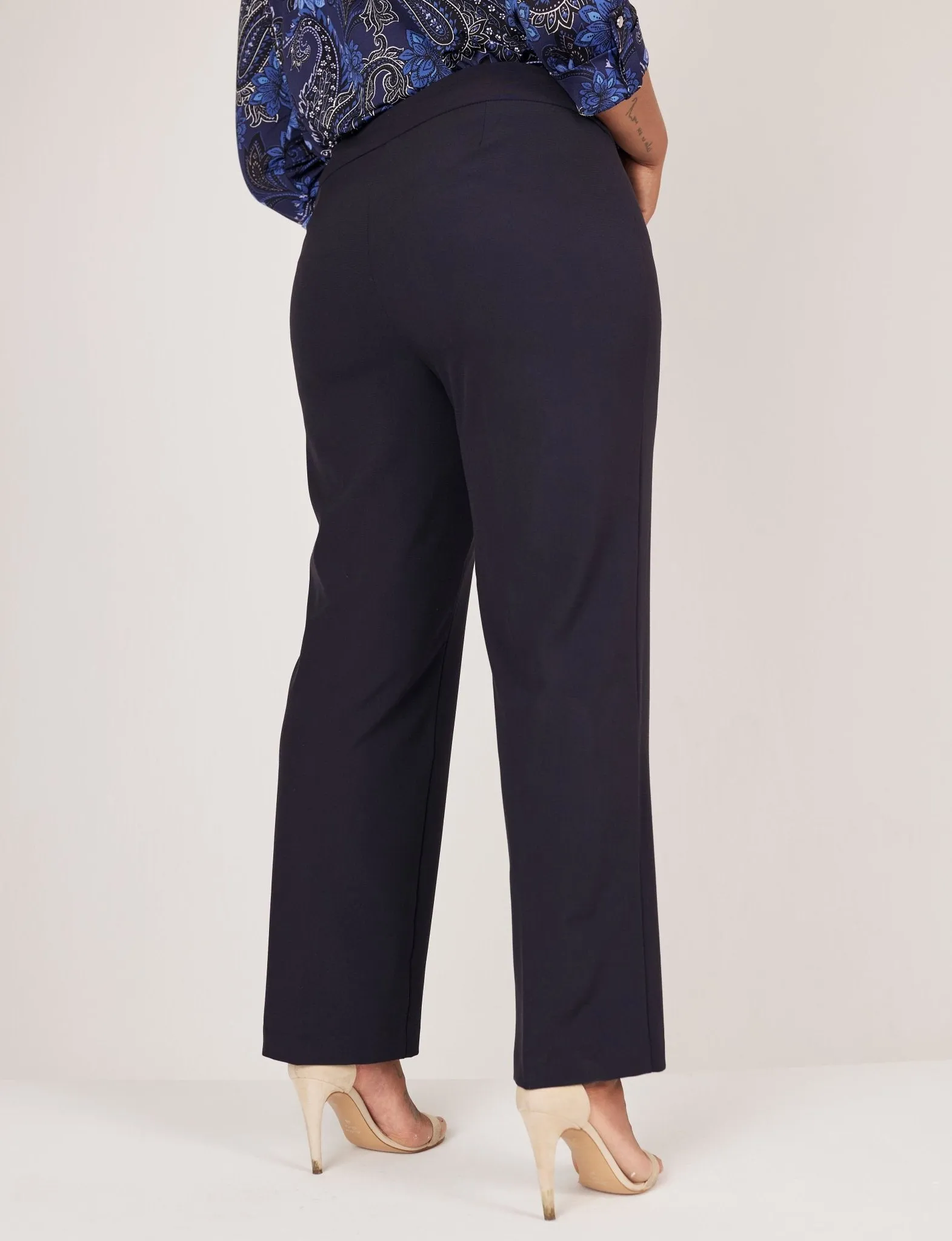 Roz & Ali Secret Agent Pull On Tummy Control Pants - Plus