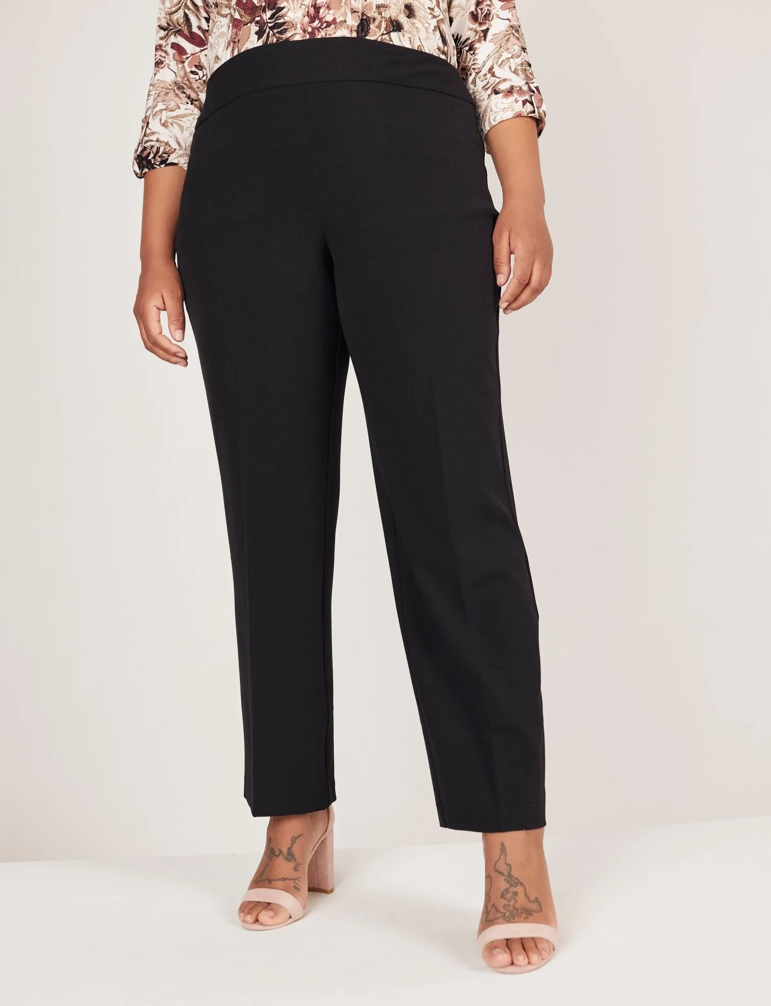 Roz & Ali Secret Agent Pull On Tummy Control Pants - Plus