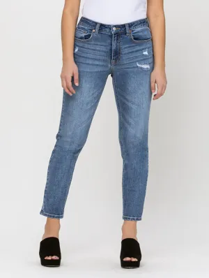 Samantha High-Rise Straight Jean by Cello Jeans