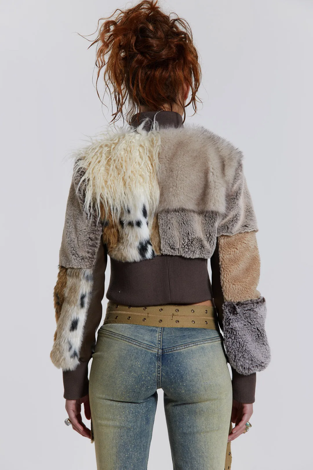 Soho Faux Fur Bomber Jacket