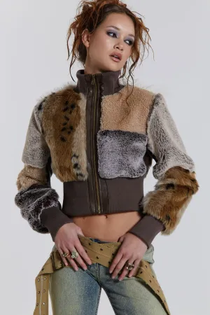 Soho Faux Fur Bomber Jacket