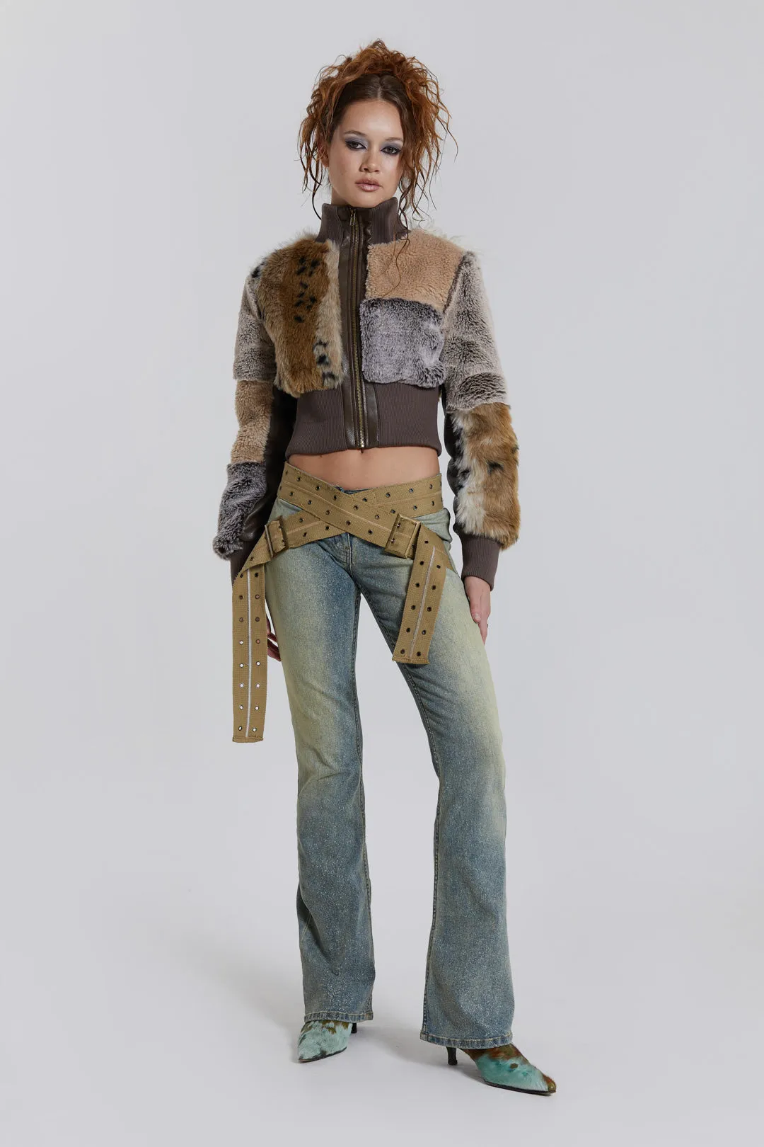 Soho Faux Fur Bomber Jacket