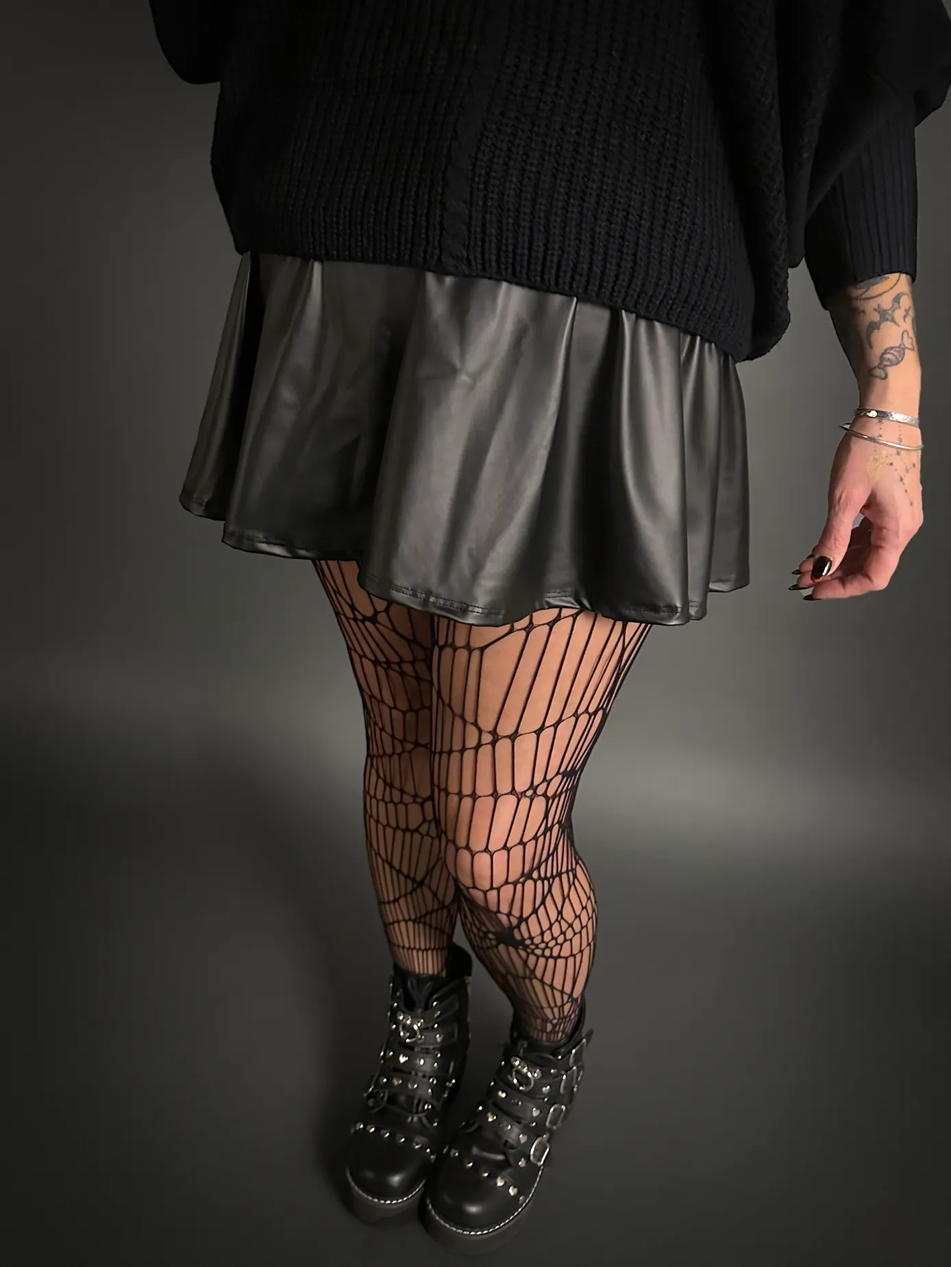 Spider Web High Quality Fishnet Tights by Pamela Mann Made in Italy