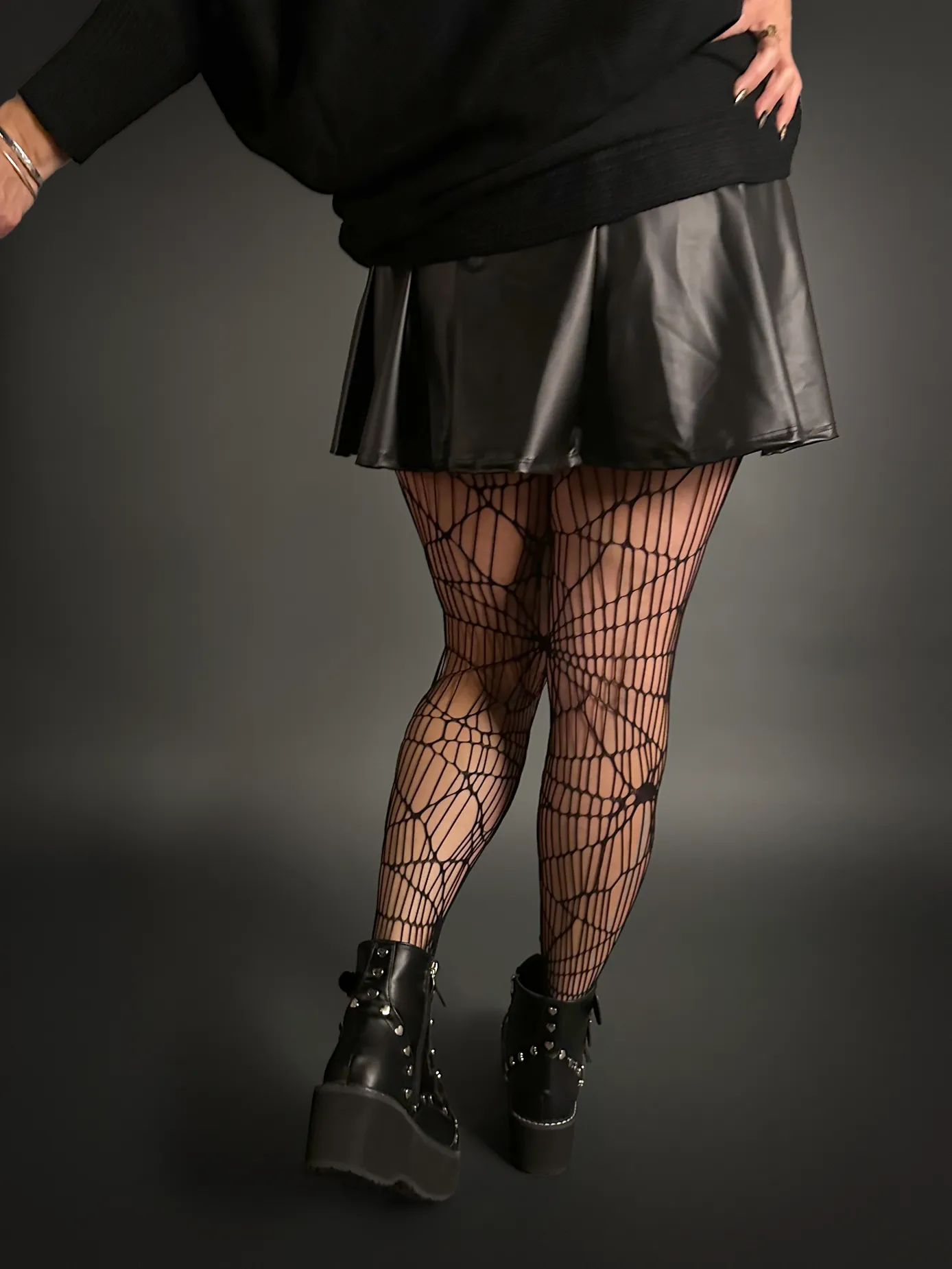 Spider Web High Quality Fishnet Tights by Pamela Mann Made in Italy