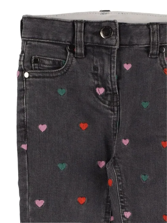 Stella McCartney Kids   Organic cotton denim jeans w/ hearts 