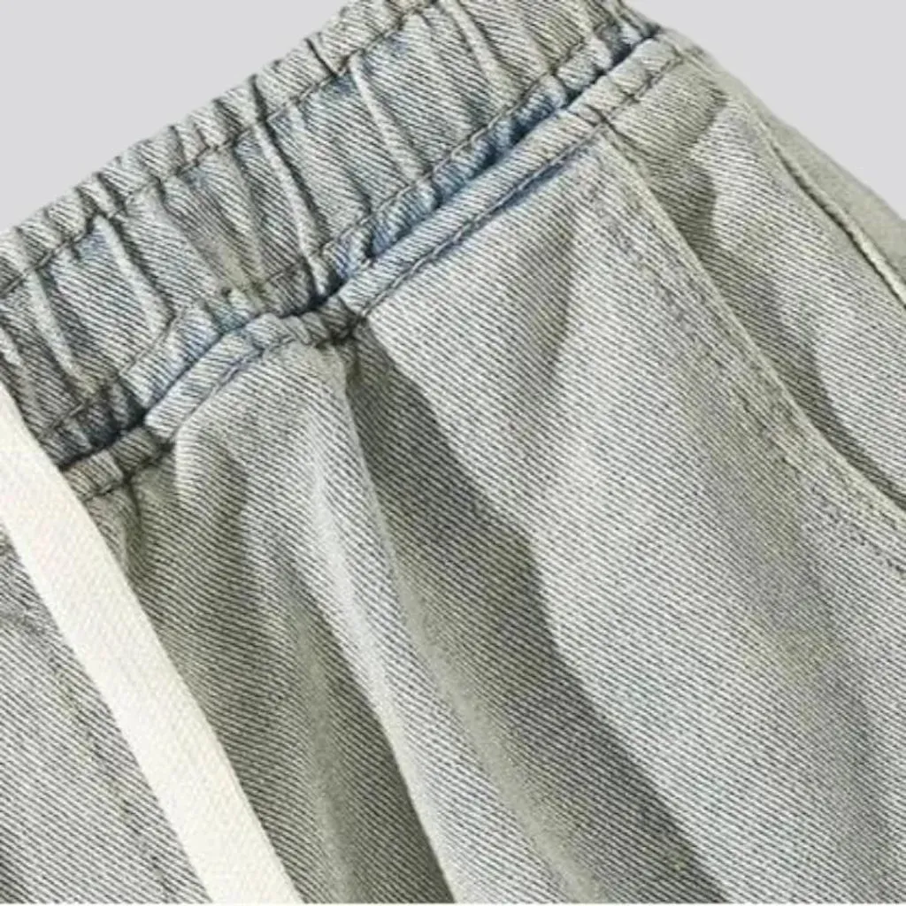 Stonewashed baggy jeans
 for men