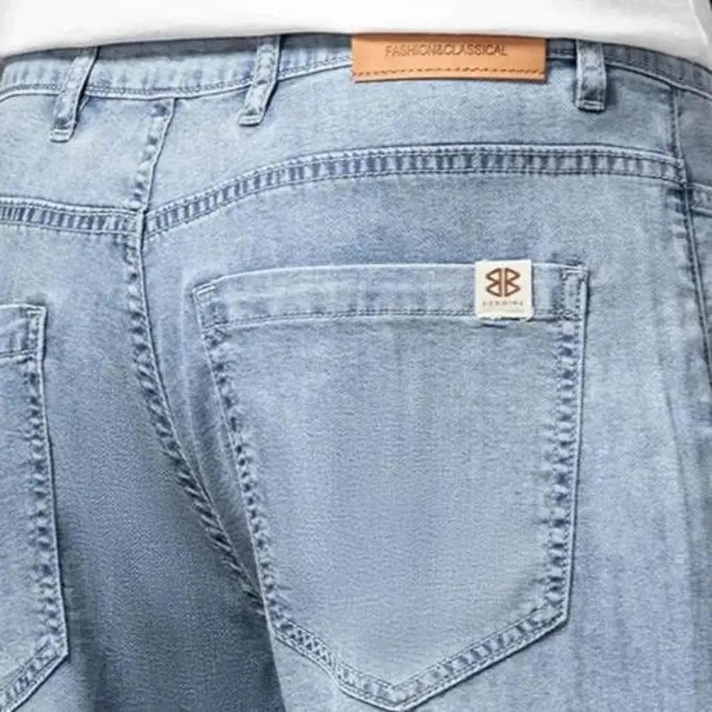 Straight men's stretch jeans