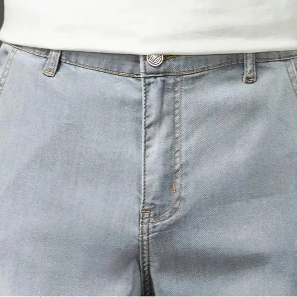 Straight men's stretch jeans