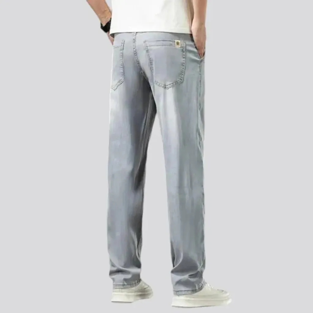 Straight men's stretch jeans