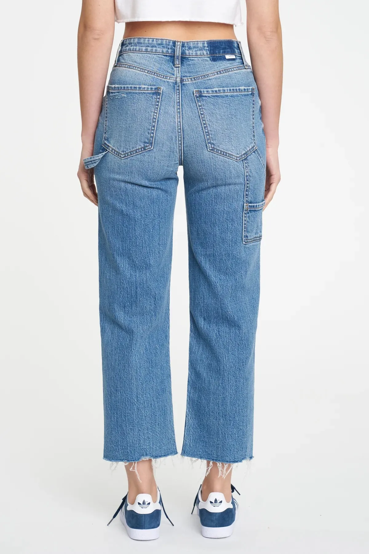 Sundaze Crop High Rise Utility Jean ~ Shut Down