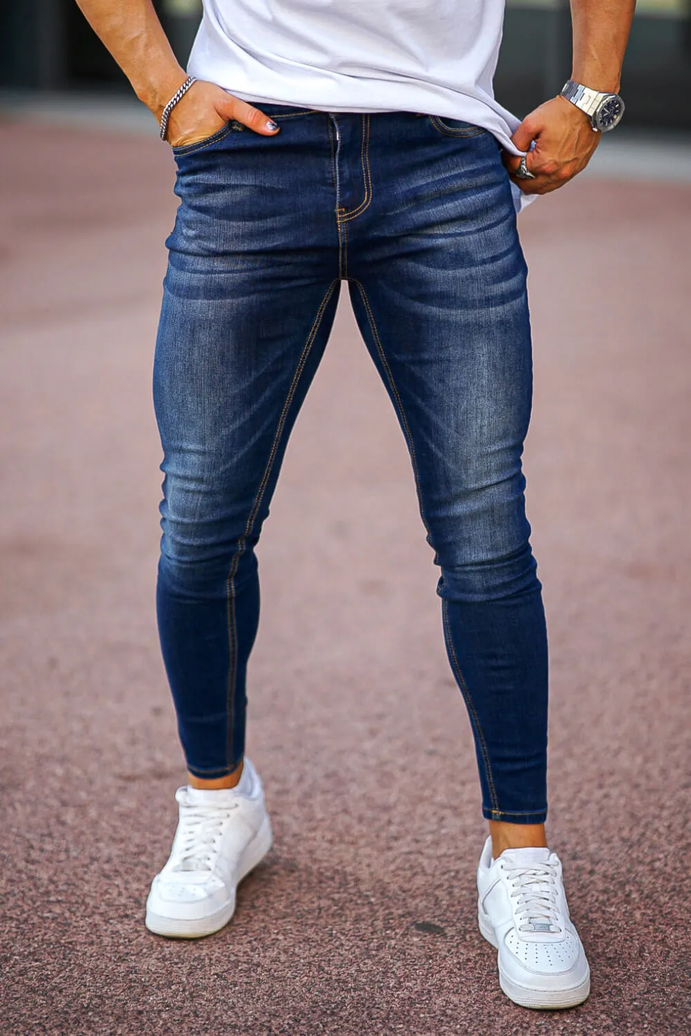 Super Stretch Skinny Jean - Blue