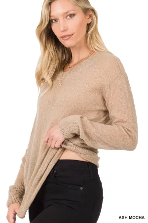 Sweetheart Mesh Pullover