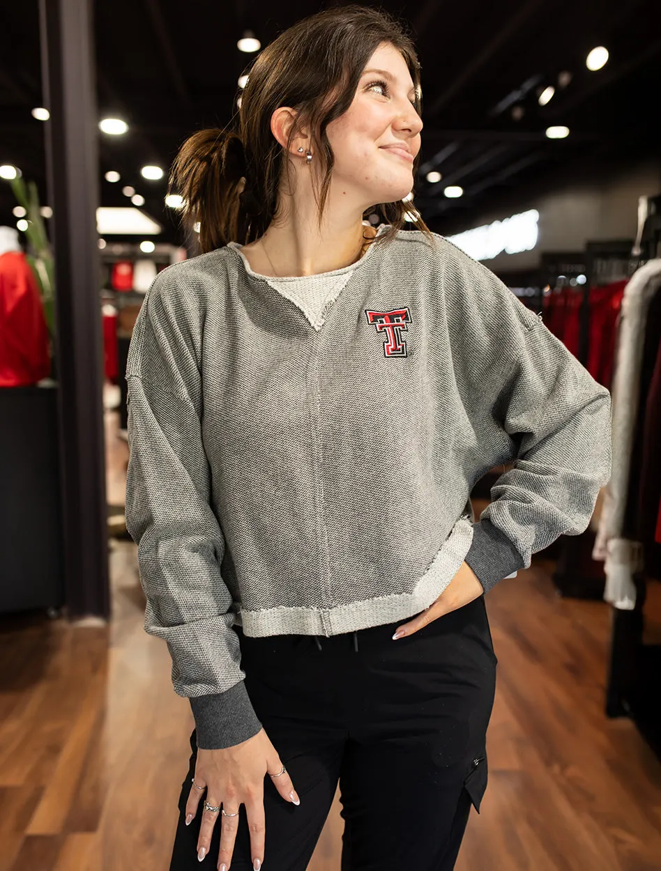 Texas Tech Arena "Magnum" Women's Scoop Neck Terry Sweater