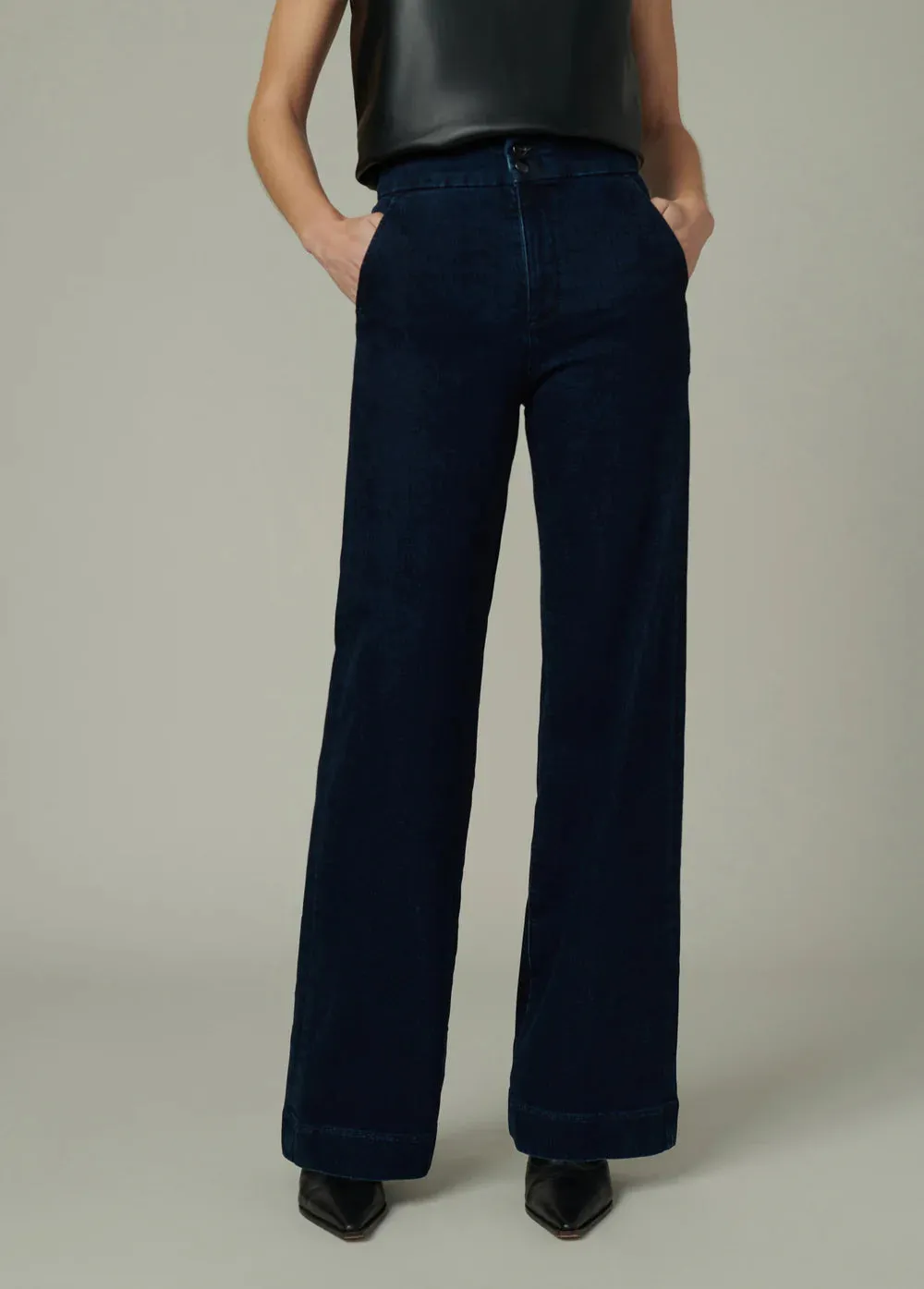 The Mason High Rise Wide Leg - Rinse