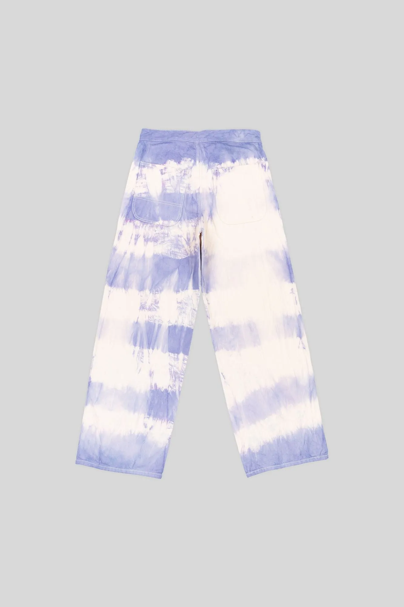 Tie- Dye Lavender Stripe Painter Pants