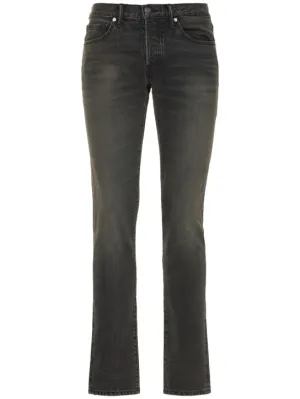 Tom Ford   Aged black wash slim fit jeans 